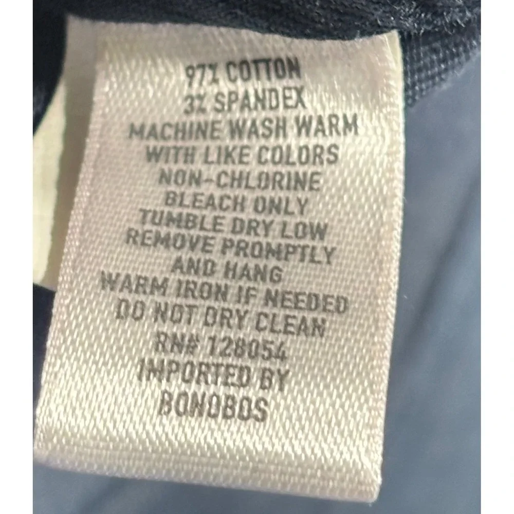 Bonobos Weekday Warrior Monday Straight Fit Pants Mens 33x30 Navy Blue Chino